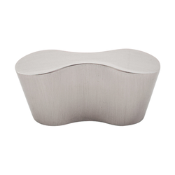 2-1/8 Inch Length Nouveau II Infinity Cabinet Knob, Brushed Satin Nickel