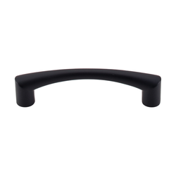 3-3/4 Inch Center to Center Nouveau III Hidra Cabinet Pull, Flat Black