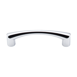 3-3/4 Inch Center to Center Nouveau III Hidra Cabinet Pull, Polished Chrome