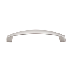 5-1/16 Inch Center to Center Nouveau III Boro Cabinet Pull, Brushed Satin Nickel