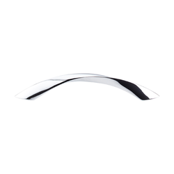 5-1/16 Inch Center to Center Nouveau III Twisted Cabinet Pull, Polished Chrome