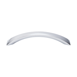 5-1/16 Inch Center to Center Nouveau III Crescent Cabinet Pull, Polished Chrome