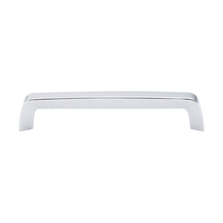 6-5/16 Inch Center to Center Nouveau III Bar Pull Tapered Bar Cabinet Pull, Polished Chrome