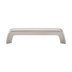 5-1/16 Inch Center to Center Nouveau III Bar Pull Tapered Bar Cabinet Pull, Brushed Satin Nickel