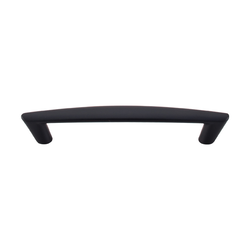 5-1/16 Inch Center to Center Nouveau III Tinley Cabinet Pull, Flat Black