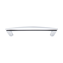 5-1/16 Inch Center to Center Nouveau III Tinley Cabinet Pull, Polished Chrome
