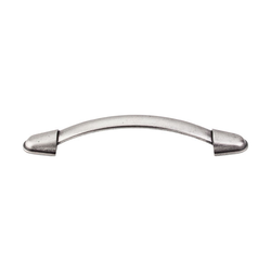 5-1/16 Inch Center to Center Dakota Buckle Cabinet Pull, Pewter Antique