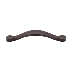 5-1/16 Inch Center to Center Dakota Saddle Cabinet Pull, Oil Rubbed Bronze