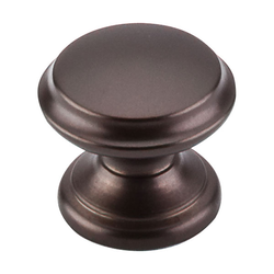 1-3/8 Inch Length Dakota Flat Top Cabinet Knob, Oil Rubbed Bronze