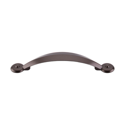 3-3/4 Inch Center to Center Dakota Angle Cabinet Pull, Oil Rubbed Bronze