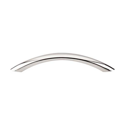5-1/16 Inch Center to Center Asbury Bow Cabinet Pull, Polished Nickel