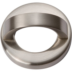 Tableau Pull and Baseplate 1-7/16 inch Center to Center Brushed Nickel