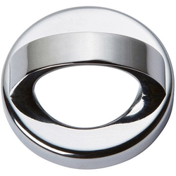 Tableau Pull and Baseplate 1-7/16 inch Center to Center Polished Chrome