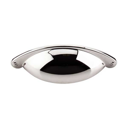 2-1/2 Inch Center to Center Asbury Sommerset Cup Pull, Polished Nickel