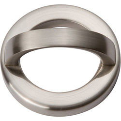 Tableau Pull and Baseplate 1-7/8 inch Center to Center Brushed Nickel
