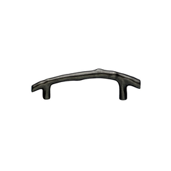 5 Inch Center to Center Aspen Twig Cabinet Pull, Silicon Bronze Light
