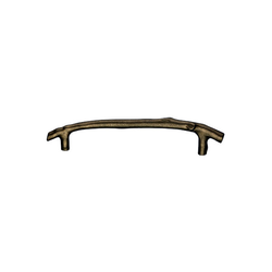 8 Inch Center to Center Aspen Twig Cabinet Pull, Light Bronze