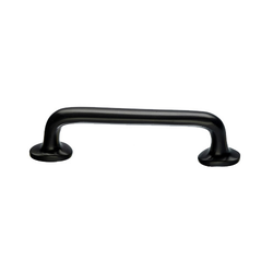 4 Inch Center to Center Aspen Rounded Cabinet Pull, Medium Bronze