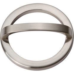 Tableau Pull and Baseplate 3 inch Center to Center Brushed Nickel