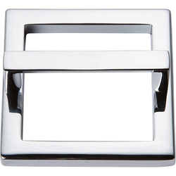 Tableau Pull and Baseplate 2-1/2 inch Center to Center Polished Chrome