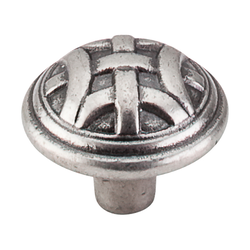 1-1/4 Inch Length Tuscany Celtic Cabinet Knob, Pewter Antique
