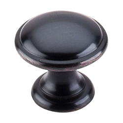 1-1/4 Inch Length Dakota Rounded Cabinet Knob, Tuscan Bronze