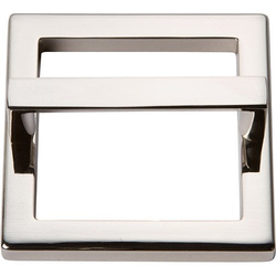 Tableau Pull and Baseplate 2-1/2 inch Center to Center Polished Nickel
