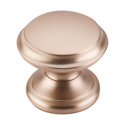1-3/8 Inch Length Dakota Flat Top Cabinet Knob, Brushed Bronze