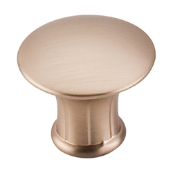 1-1/4 Inch Length Edwardian Lund Cabinet Knob, Brushed Bronze
