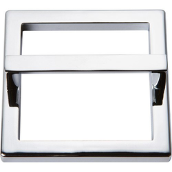 Tableau Pull and Baseplate 3 inch Center to Center Polished Chrome