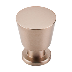 7/8 Inch Length Nouveau II Rocks Cabinet Knob, Brushed Bronze