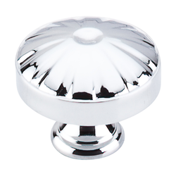 1-1/4 Inch Length Dakota Hudson Cabinet Knob, Polished Chrome