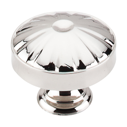 1-1/4 Inch Length Dakota Hudson Cabinet Knob, Polished Nickel