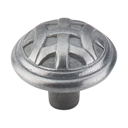 1-1/4 Inch Length Tuscany Celtic Cabinet Knob, Pewter Light