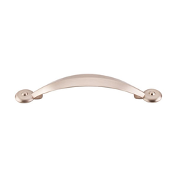 3-3/4 Inch Center to Center Dakota Angle Cabinet Pull, Brushed Bronze