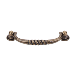 3-3/4 Inch Center to Center Britannia Eton Cabinet Pull, German Bronze