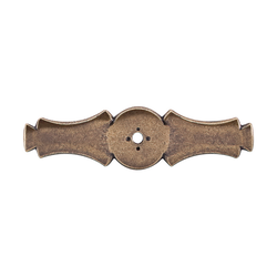 3-5/8 Inch Length Tuscany Backplate Celtic, German Bronze