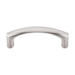 3 Inch Center to Center Nouveau Griggs Cabinet Pull, Brushed Satin Nickel