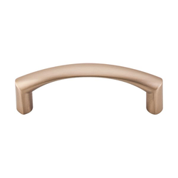 3 Inch Center to Center Nouveau Griggs Cabinet Pull, Brushed Bronze