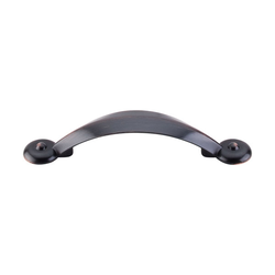 3 Inch Center to Center Dakota Angle Cabinet Pull, Tuscan Bronze
