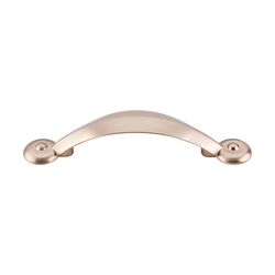 3 Inch Center to Center Dakota Angle Cabinet Pull, Brushed Bronze