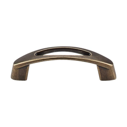 3 Inch Center to Center Nouveau Verona Cabinet Pull, German Bronze