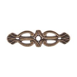 3-3/16 Inch Length Tuscany Backplate Newton, German Bronze
