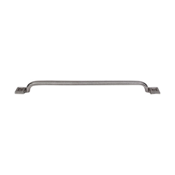 18 Inch Center to Center Britannia Square Inset Cabinet Pull, Cast Iron