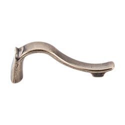 2-1/2 Inch Center to Center Tuscany Dover Latch Cabinet Pull, German Bronze