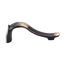 2-1/2 Inch Center to Center Tuscany Dover Latch Cabinet Pull, Dark Antique Brass