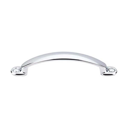 3-3/4 Inch Center to Center Somerset Arendal Cabinet Pull, Polished Chrome