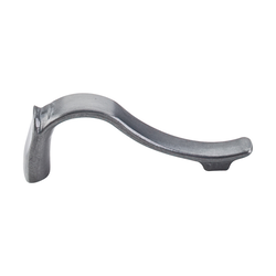 2-1/2 Inch Center to Center Tuscany Dover Latch Cabinet Pull, Pewter Light