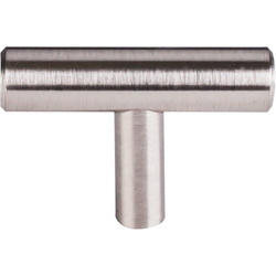 2 Inch Length Hopewell T-Handle Cabinet Knob Bar Pulls, Brushed Satin Nickel