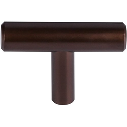 2 Inch Length Hopewell T-Handle Cabinet Knob Bar Pulls, Oil Rubbed Bronze